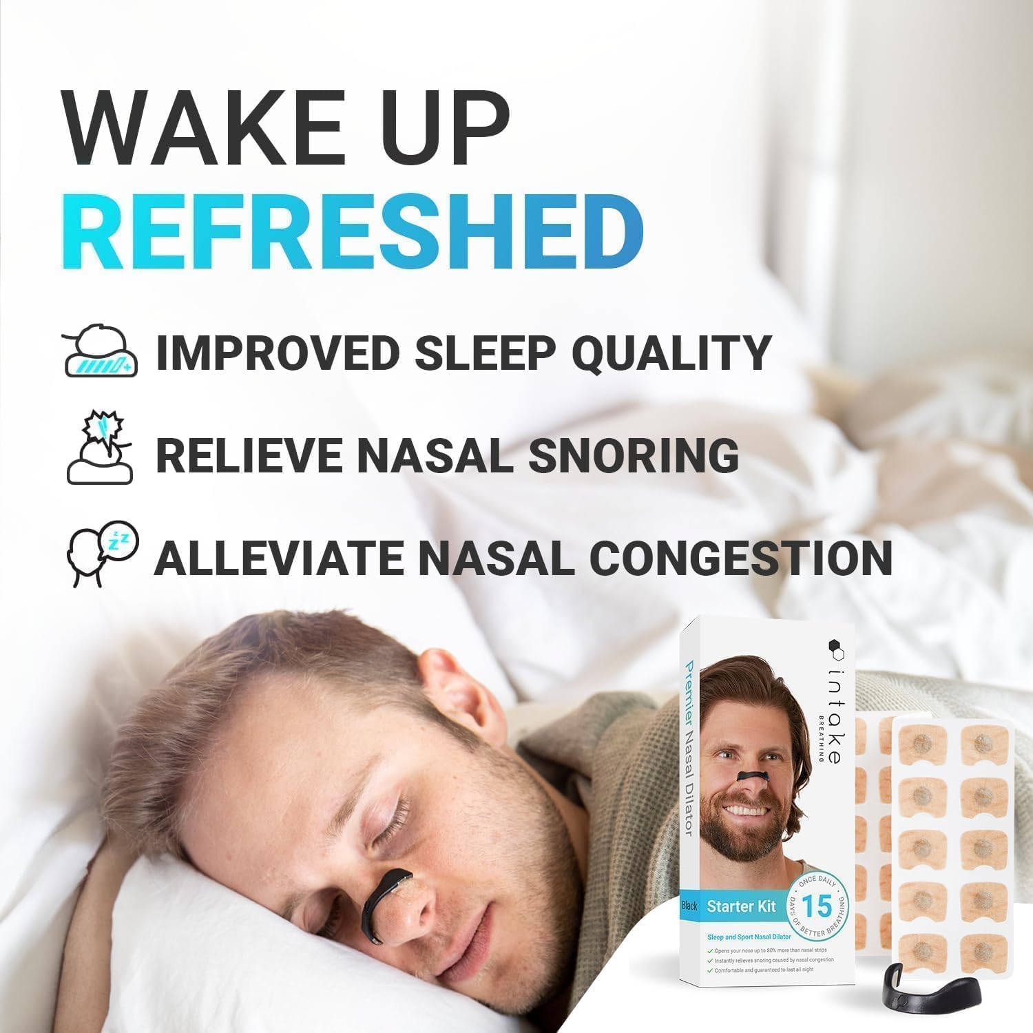 SPORSFIT™ SleepEase – Magnetic Nasal Dilator Kit